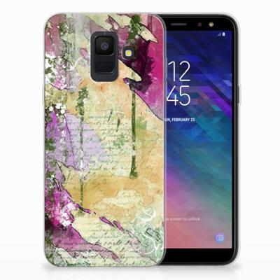 Smartphone hoesje Samsung Galaxy A6 (2018) Letter Painting Smartphone hoesje Samsung Galaxy A6 (2018) Letter Painting