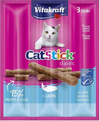 VITAKRAFT CatStick Classic Salmon - Kattensnoepje - 18g