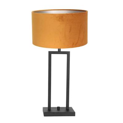 Steinhauer Zwart met gouden schemerlampStanger - 8214ZW