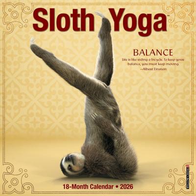 Luiaard Yoga Kalender 2026 Mini
