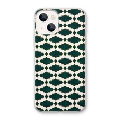 Moroccan tiles: iPhone 13 mini Transparant Hoesje