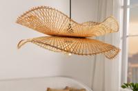 Gevlochten hanglamp ORGANIC LIVING 70cm natuurlijke bamboe handgemaakt - 44523