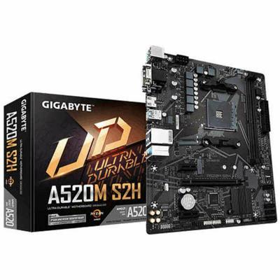 Moederbord Gigabyte A520M S2H mATX AM4 AMD A520 AMD AM4