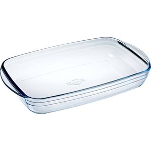 O.cuisine Ovenschaal Neutraal 32 x 20 x 5 cm 2 l - Transparant 1 stuk