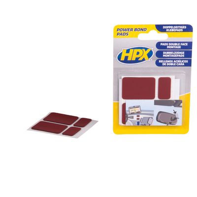 HPX Dubbelzijdige HSA bevestigingspads | Antraciet - PB1000 | 20 stuks PB1000