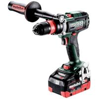 Metabo 603184660 Accu-schroefboormachine 18 V 5.5 Ah LiHD Brushless, Incl. 2 accus, Incl. koffer, Incl. lader