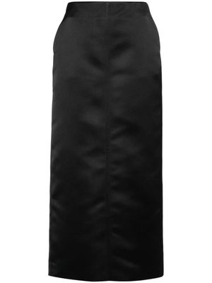 Philosophy Di Lorenzo Serafini jupe mi-longue à taille haute - Noir