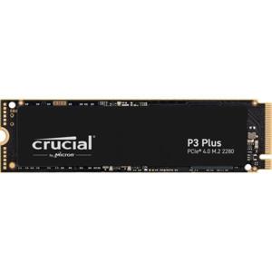 Crucial ct500p3pssd8 ct500p3ps p3 plus ssd, 500gb, m.2 pcie/ nvme, 3d nand, 4700/ 1900 mb/s
