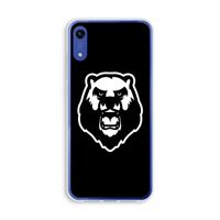 Angry Bear (black): Honor Play 8A Transparant Hoesje