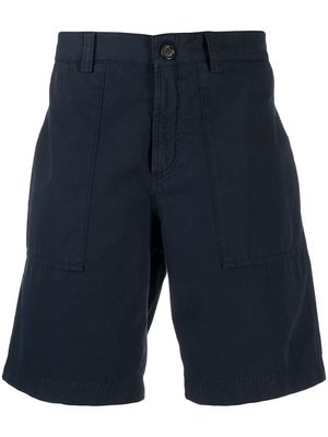 Brunello Cucinelli bermuda à lien de resserrage - Bleu