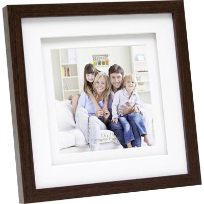 Deknudt S65KQ1 13X13 Wissellijst Papierformaat: 13 x 13 cm Bruin