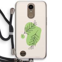 Beleaf in you: LG K10 (2017) Transparant Hoesje met koord