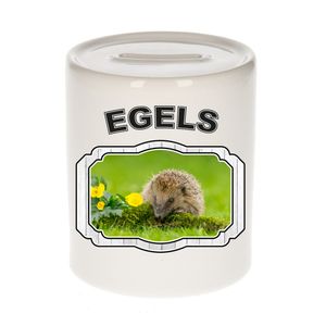 Dieren egel spaarpot - hedgehogs/ egels spaarpotten kinderen 9 cm