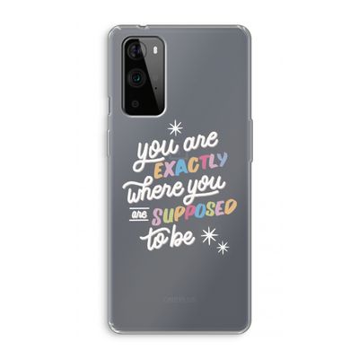 Right Place: OnePlus 9 Pro Transparant Hoesje