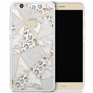 Huawei P10 Lite hoesje - Stone & leopard print