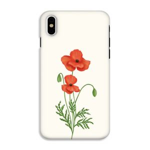 Red poppy: iPhone XS Tough Case