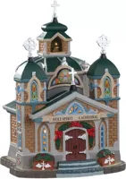 Lemax holy spirit cathedral verlichte kerk Caddington Village 2020