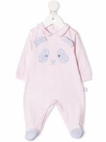 Il Gufo pyjama Panda à détail de patch - Rose