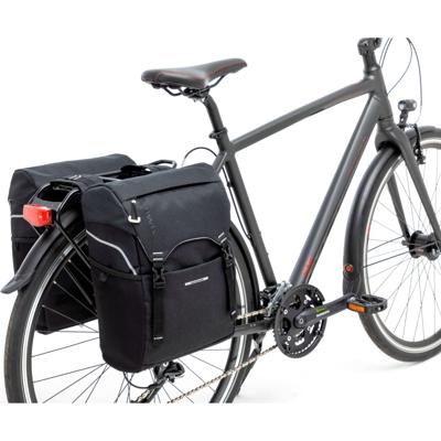 Newlooxs New looxs sports dubbele fietstas zwart/grijs