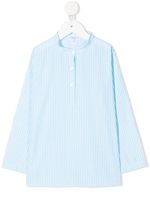 Siola chemise rayée à boutonnière - Bleu