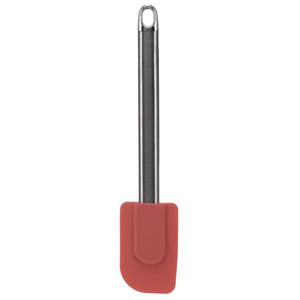 Pannenlikker - zilver/rood - RVS/Siliconen - 24 cm - Keukengerei