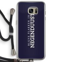Blijve plakken in Negenduust: Samsung Galaxy S7 Edge Transparant Hoesje met koord