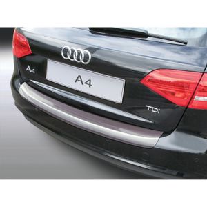 Bumper beschermer passend voor Audi A4 Avant 2012- (excl. S4) 'Brushed Alu' Look GRRBP566B
