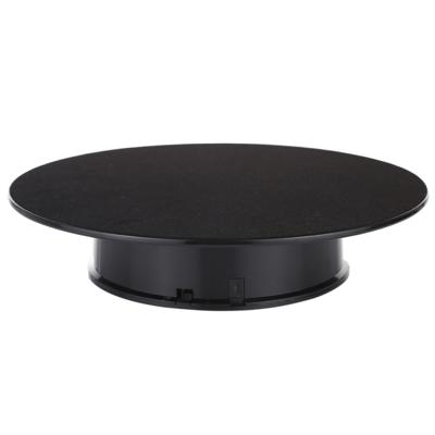 25cm 360 graden elektrisch roterende draaitafel display stand video schieten Props draaitafel voor fotografie Max belasting 3kg aangedreven door bat