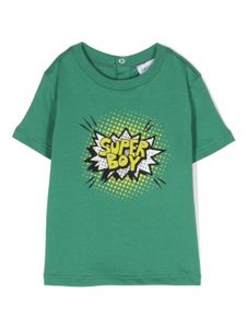 Emporio Armani Kids short-sleeve cotton T-shirt - Vert