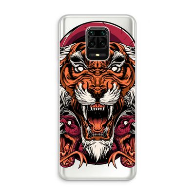 Tiger and Rattlesnakes: Xiaomi Redmi Note 10 Lite Transparant Hoesje