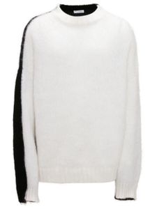 JW Anderson pull colour block à col rond - Blanc