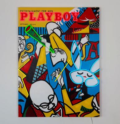 Playboy Wall Art - Jazz Cover (LED Neon)