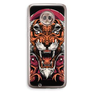 Tiger and Rattlesnakes: Motorola Moto G6 Transparant Hoesje