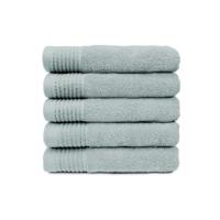The One Handdoek 50x100 cm 450gram Licht grijs (5 stuks)