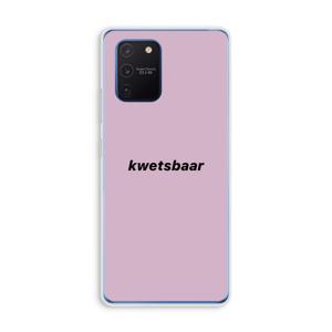 kwetsbaar: Samsung Galaxy Note 10 Lite Transparant Hoesje