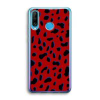 Red Leopard: Huawei P30 Lite Transparant Hoesje