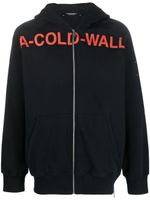 A-COLD-WALL* hoodie à logo Sphere imprimé - Noir