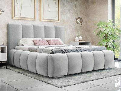 Bed met opbergruimte WIKOPIA 180x200 cm grijs