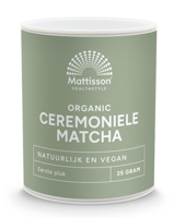 Mattisson HealthStyle Ceremoniële Matcha Poeder