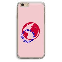 Run The World: iPhone 6 Plus / 6S Plus Transparant Hoesje
