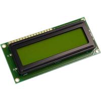 Display Elektronik LC-display Geel-groen 16 x 2 Pixel (b x h x d) 80 x 36 x 9.6 mm DEM16216SYH-LY