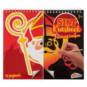 Creative Craft Group Sinterklaas krasboek - kras de tekening af