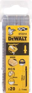 DeWALT DT2214 T 144 D Decoupeerzaagblad voor Hout VE=20