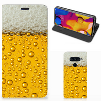 LG V40 Thinq Flip Style Cover Bier - thumbnail