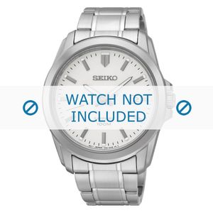 Horlogeband Seiko 7N42-0GD0-SGEH45P1 Staal 21mm
