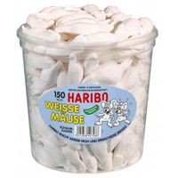 Haribo - Witte muizen - 150 stuks