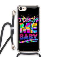 Touch Me: iPhone 8 Transparant Hoesje met koord