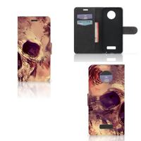 Telefoonhoesje met Naam Motorola Moto Z Skullhead - thumbnail
