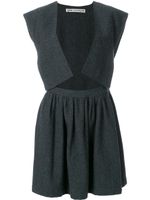 Comme Des Garçons Pre-Owned open front dress - Gris - thumbnail