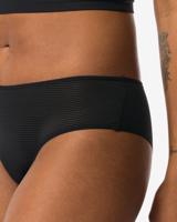HEMA Dames brazilian micro met mesh zwart (zwart)